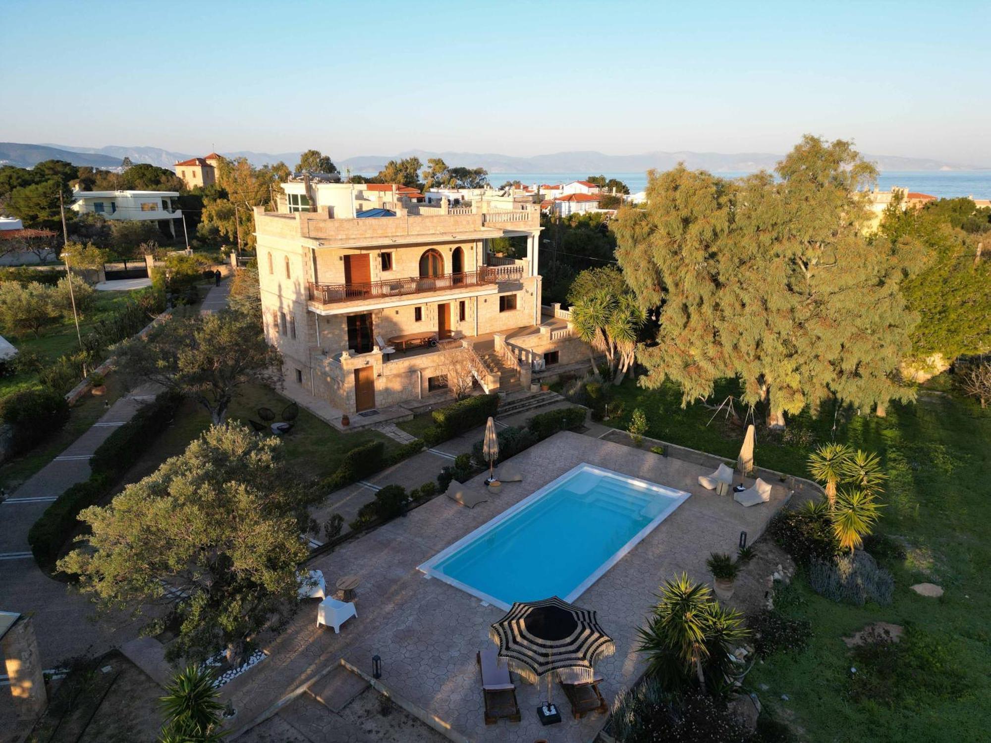 Seaside "Stone & Light Villa Ii" Close To Aegina City Khloi Ngoại thất bức ảnh